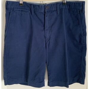 Polo Ralph Lauren Men's Relaxed Fit Chino Navy Blue Preppy‎ Shorts Size 36
